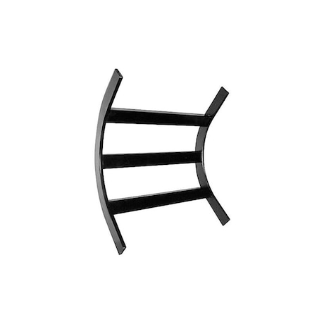 Chatsworth Products Cpi 24"W CABLE RUNWAY LADDER RACK, 90-DEG INSIDE RADIUS BEND, STEEL, GOLD 10724-024
